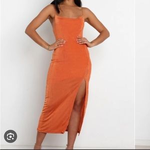 NWT Petal and Pup bodycon slit dress wedding guest